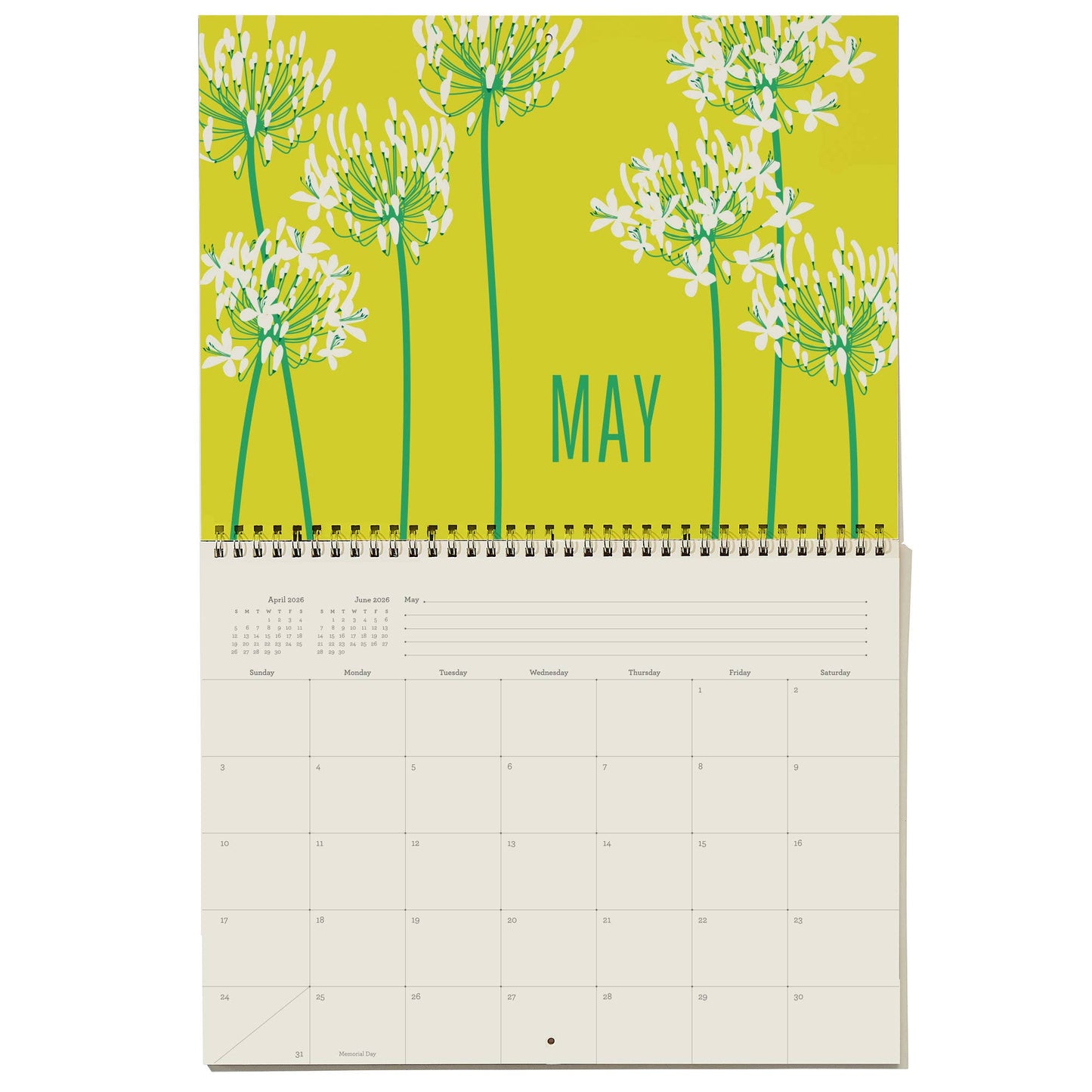 2026 Write On Calendar