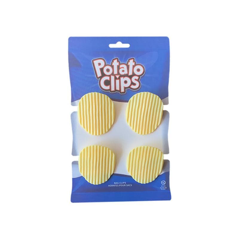 Potato or Tortilla Chip Bag Sealing Clips, 4-Pack: Potato