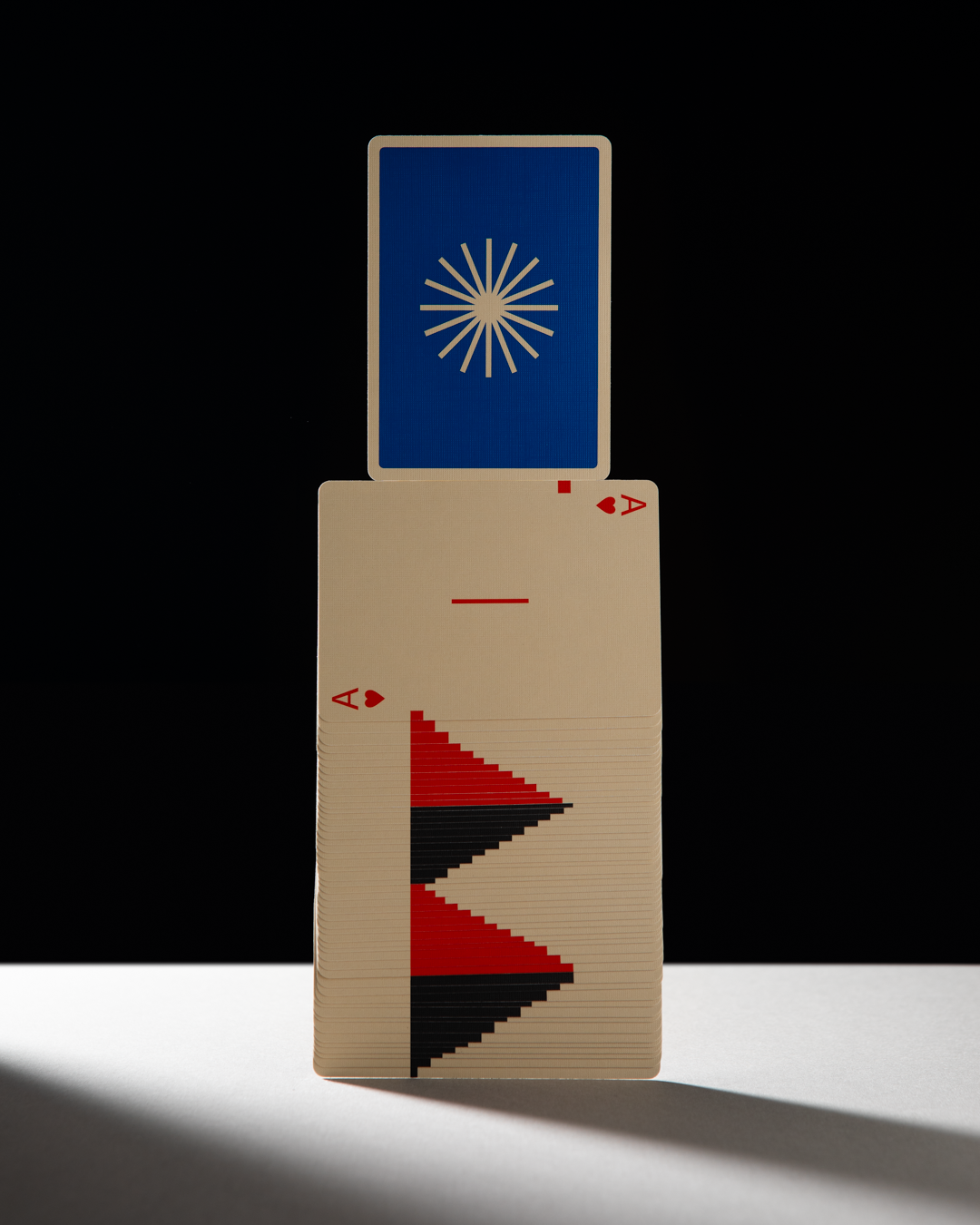 Eames "Starburst" Playing Cards: Blue