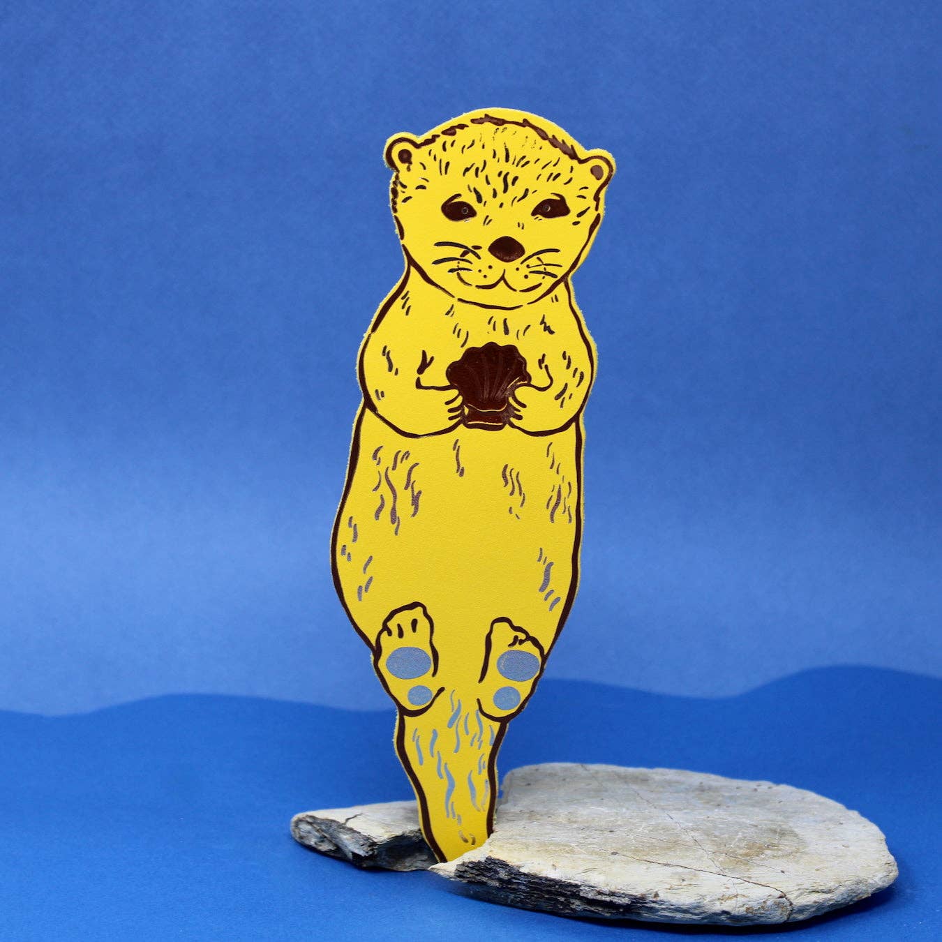 Otter Bookmark: Buttercup Yellow