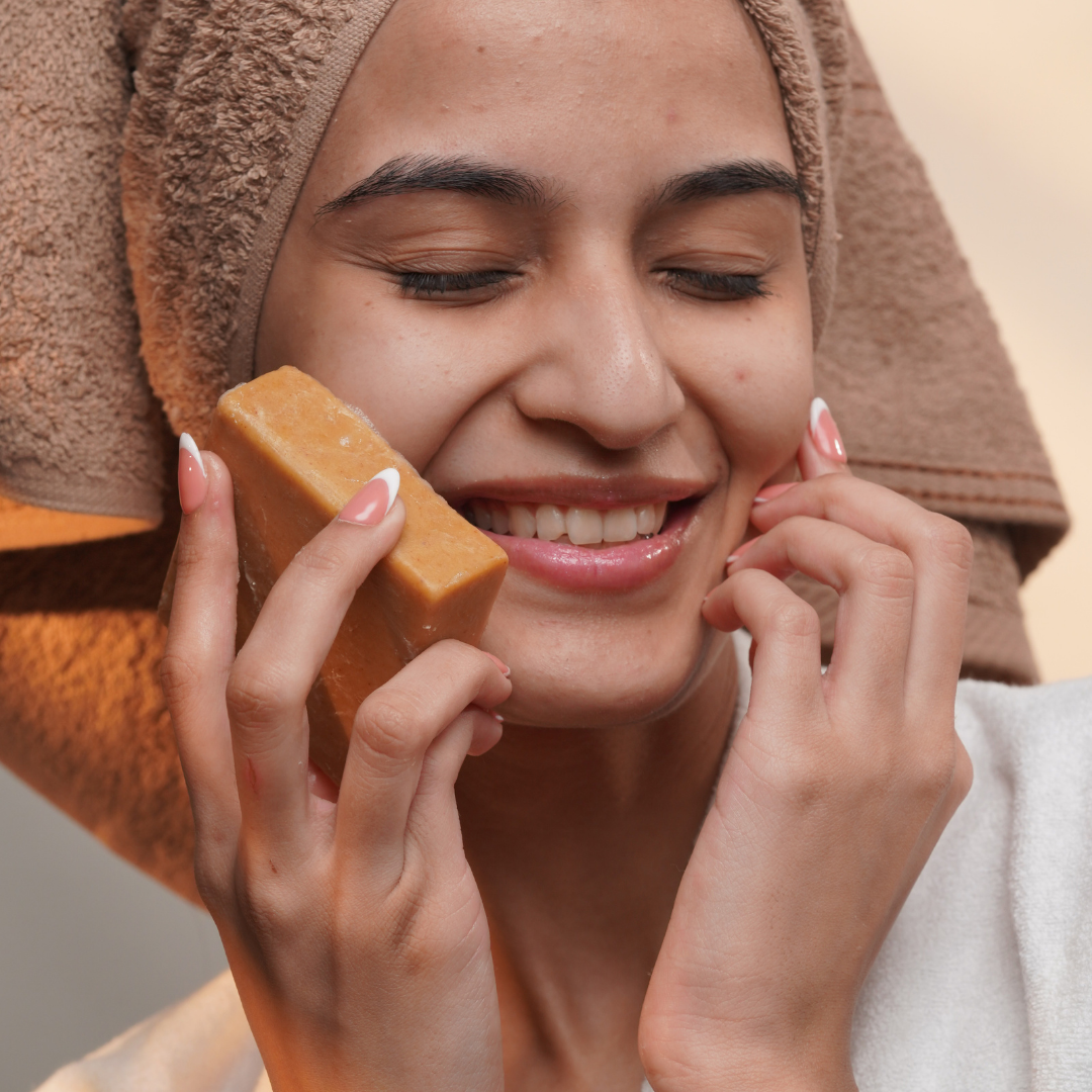 Turmeric Soap with Cow-Milk & GHEE I Skin Brightening Soap