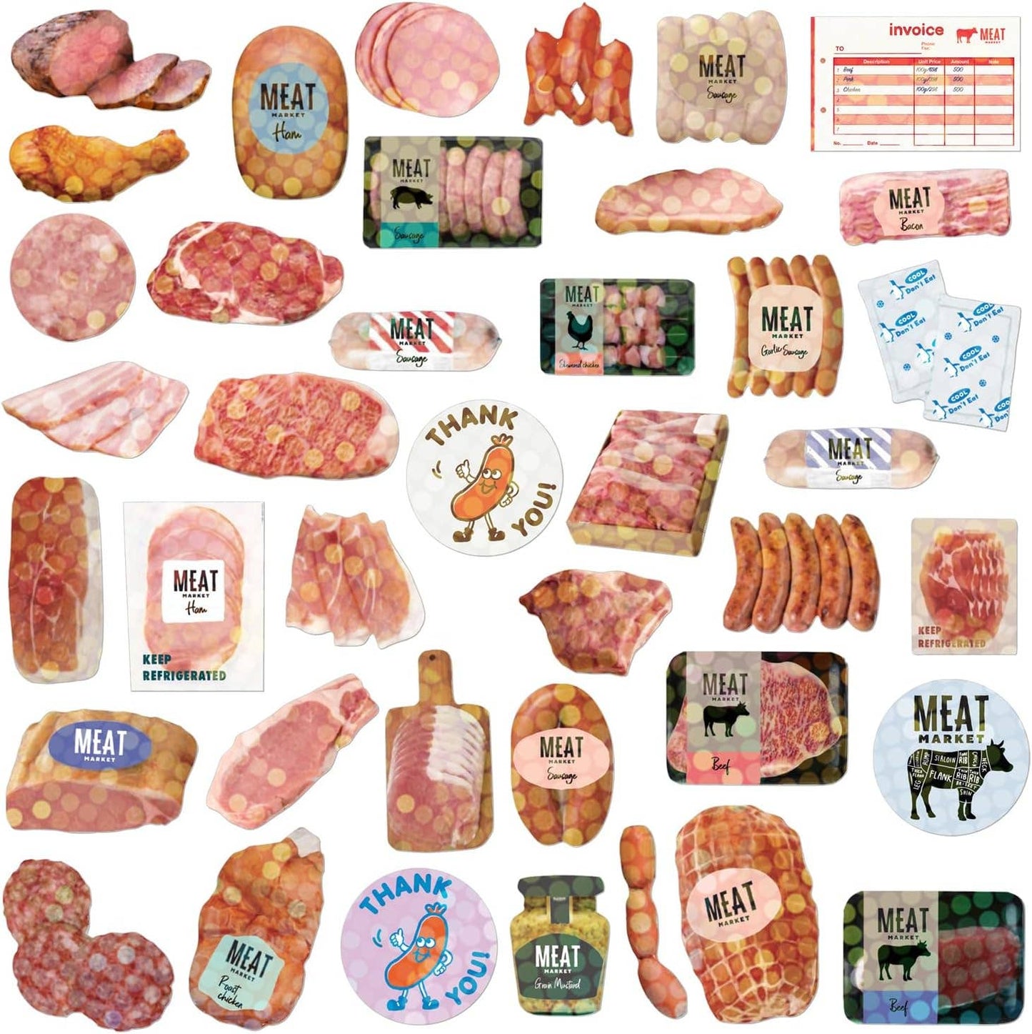 Hako Sticker Meat GLCK-66: 6 pcs