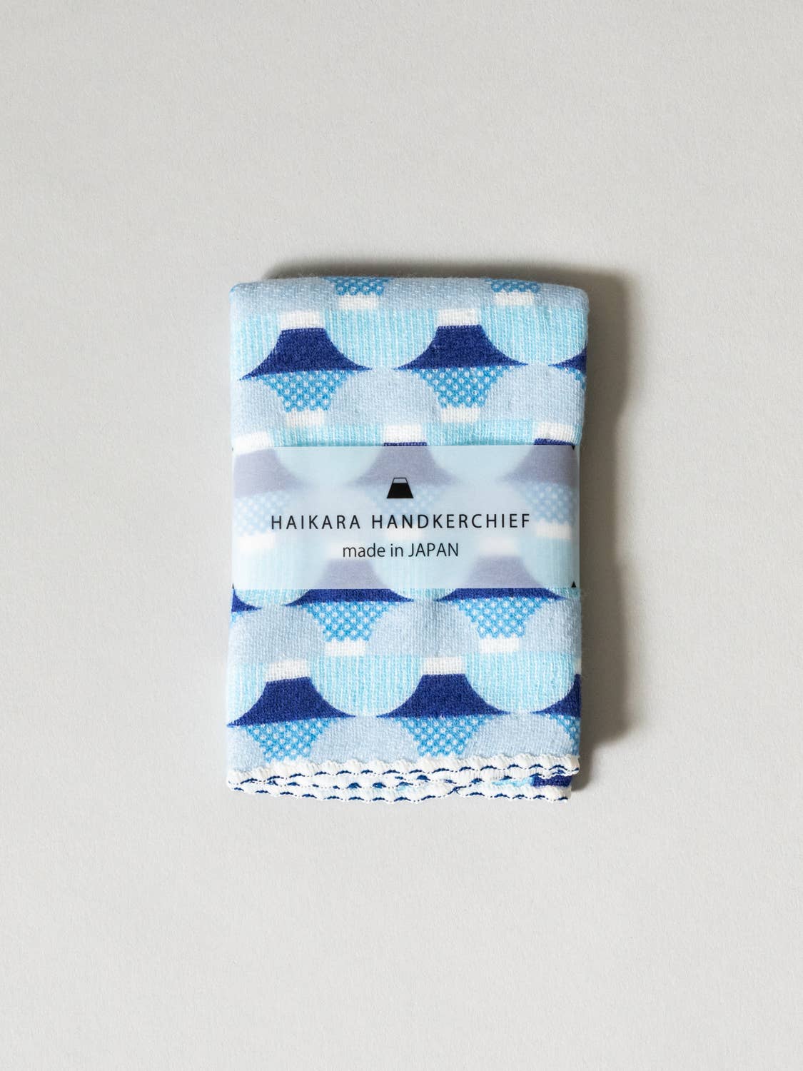 Haikara Little Handkerchief - Fuji, Blue