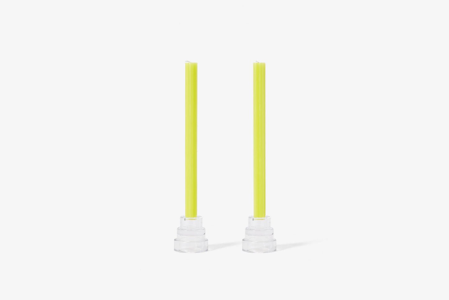 Dusen Dusen Taper Candles (Set of 2): Yellow