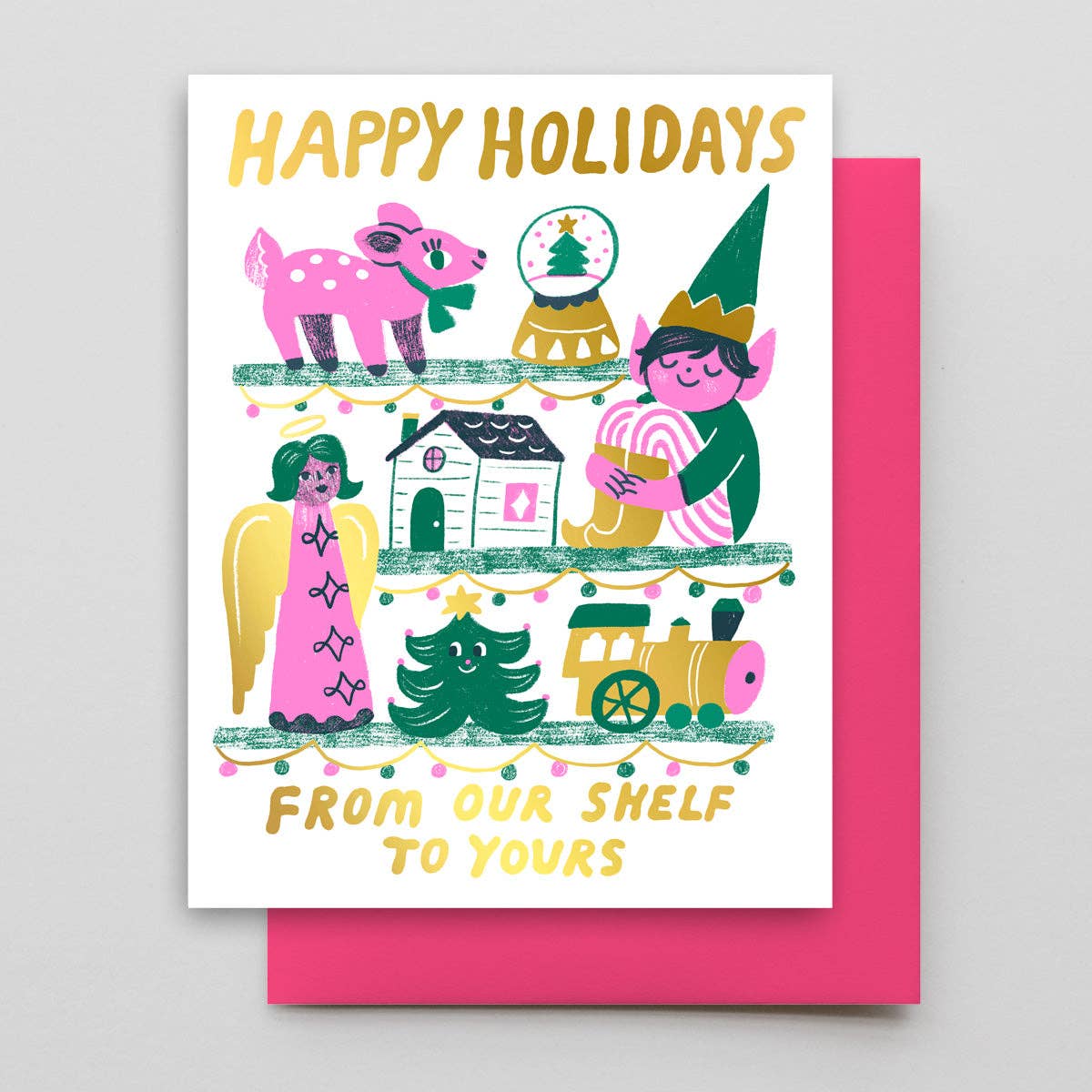 From Our Shelf Elf Set of 6 - Plasma Pink