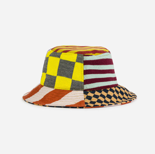 Pattern Patch Bucket Hat: Desert