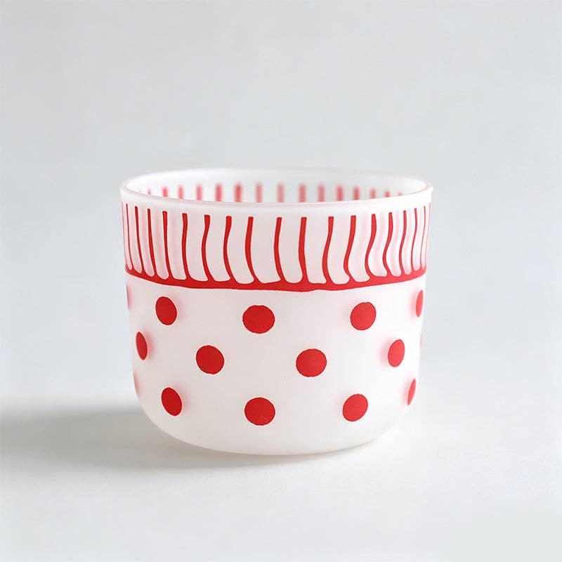 Polka Dot Cup: Red / Circle/One Size