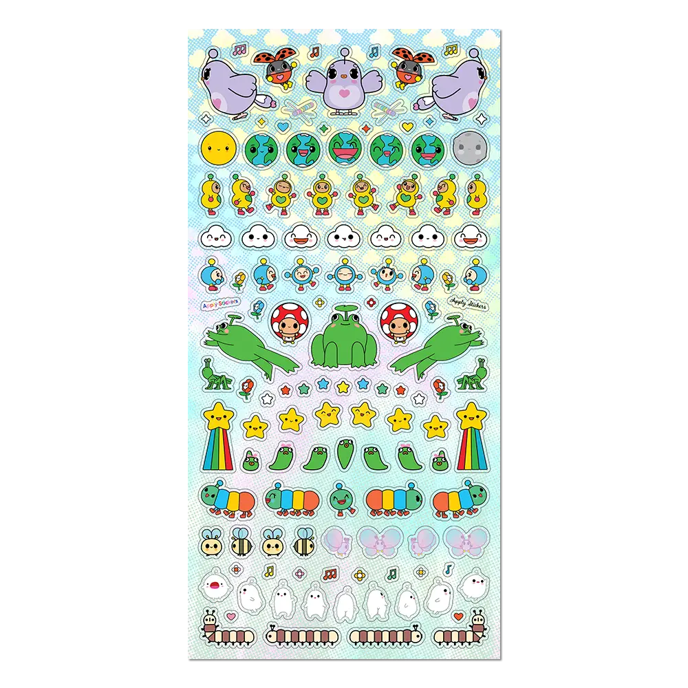 Happy World Mini Stickers