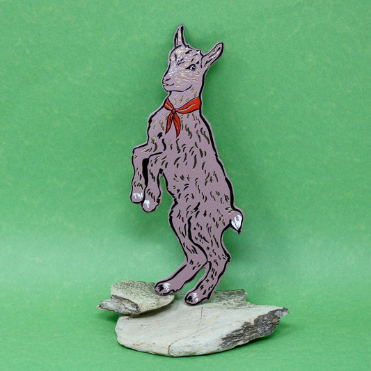 GOAT Bookmark: Dusty Pink