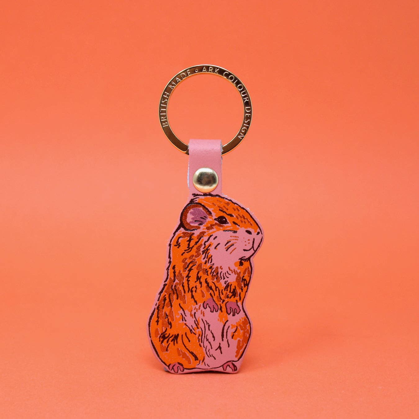 Guinea Pig Keyring: Nude