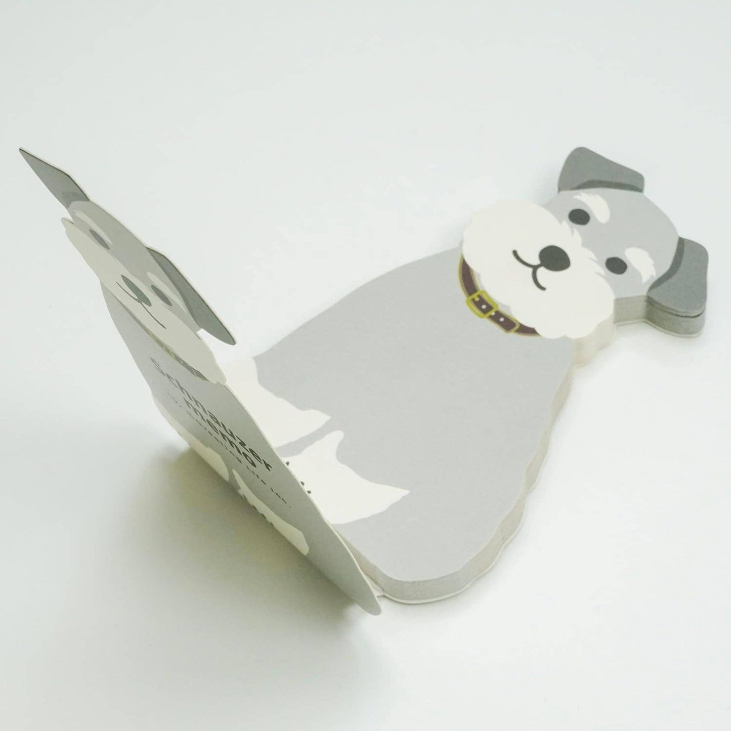 Greeting Life Animal Die-Cut Memo Schnauzer