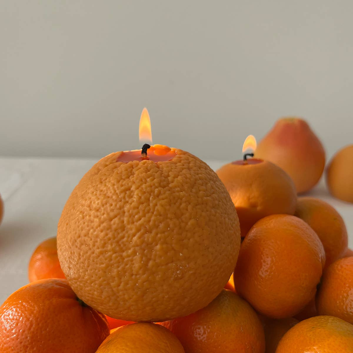 Large Orange Candle: Orange / Blood Orange / Single Orange