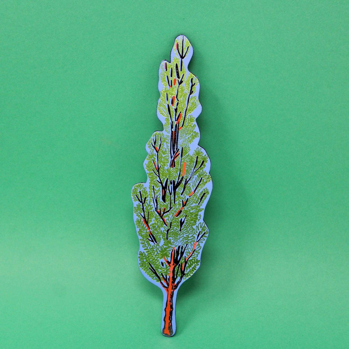Tree hugger Magnet: Yellow