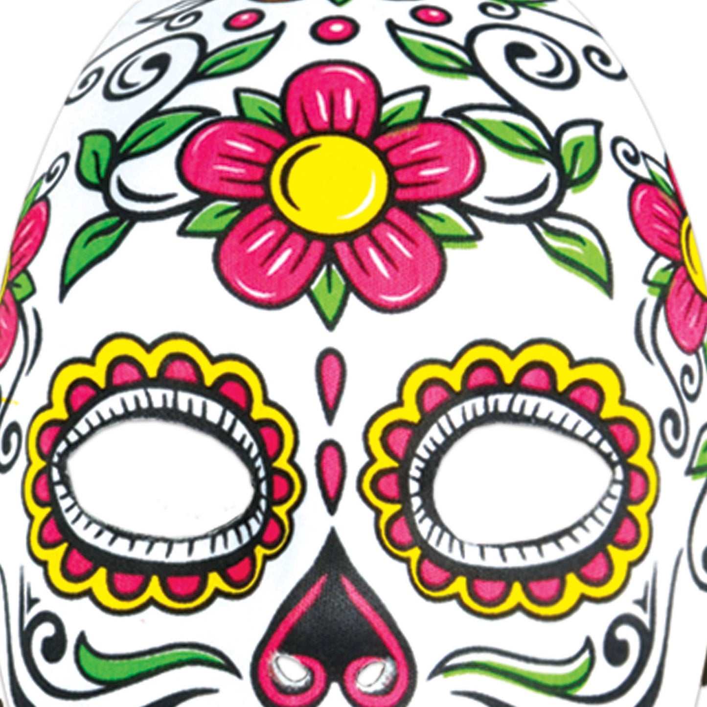 Day Of The Dead Mask, elastic attached, OSFM