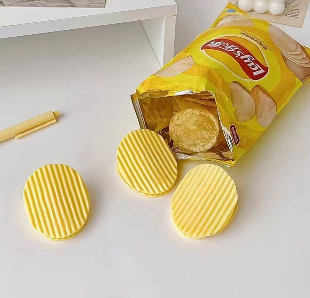 Potato or Tortilla Chip Bag Sealing Clips, 4-Pack: Potato
