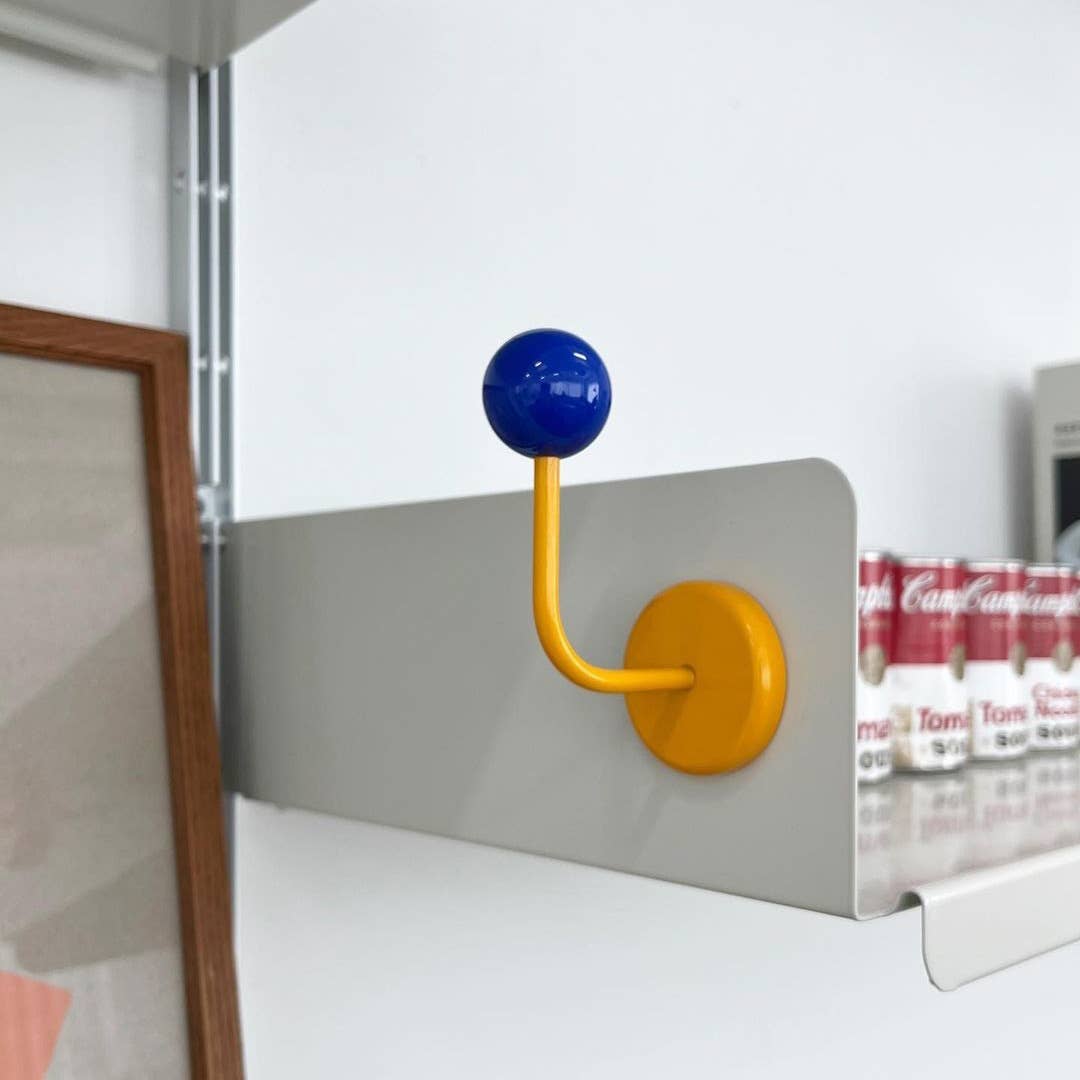 Color Block Magnetic Hook for Bags, Clothes and Hats: Green and Orange