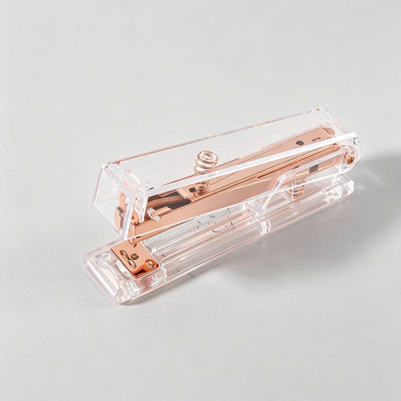 Rose Transparent Stapler: Multi Color / Large
