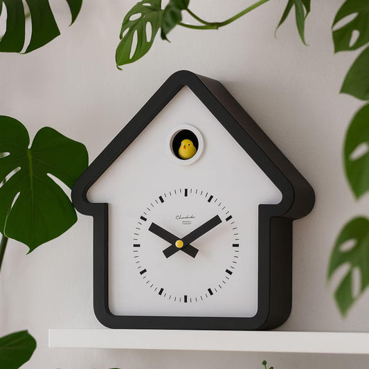 Cuckoo Clock House White