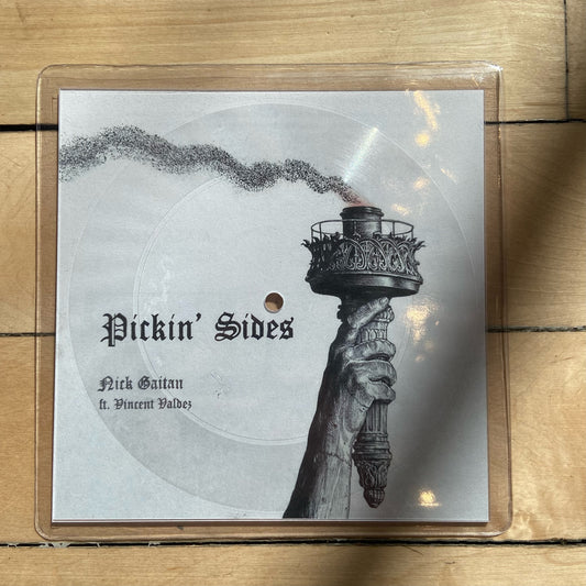 Nick Gaitan & Vincent Valdez 7" (33 1/3 rpm) Lathe Cut Square Picture Disc