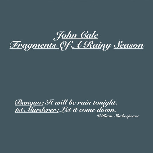 3LP John Cale Fragments Of A Rainy Season