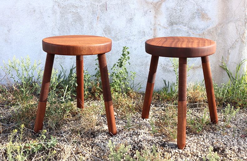 Stool Lumber Club Marfa Tall Mahogany