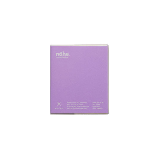 2026 Monthly Planner Nahe Square - Lavender