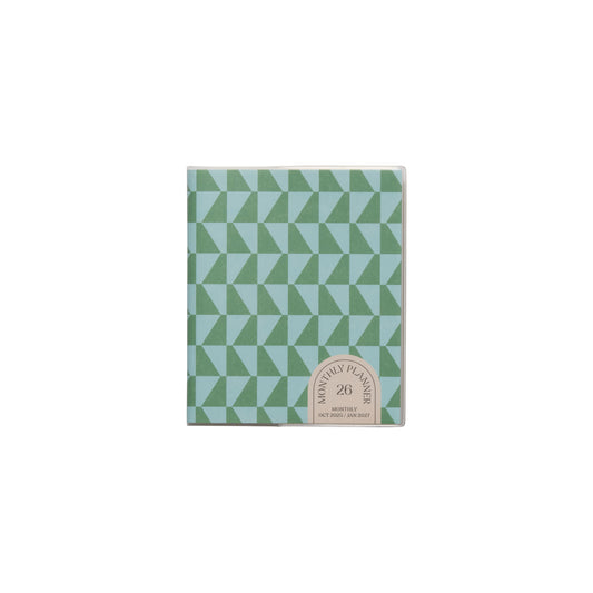 2026 Monthly Planner Sail Square - Green