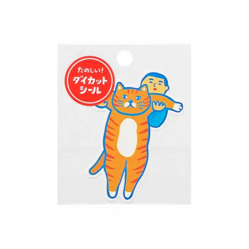 Japanese Retro Die Cut Sticker