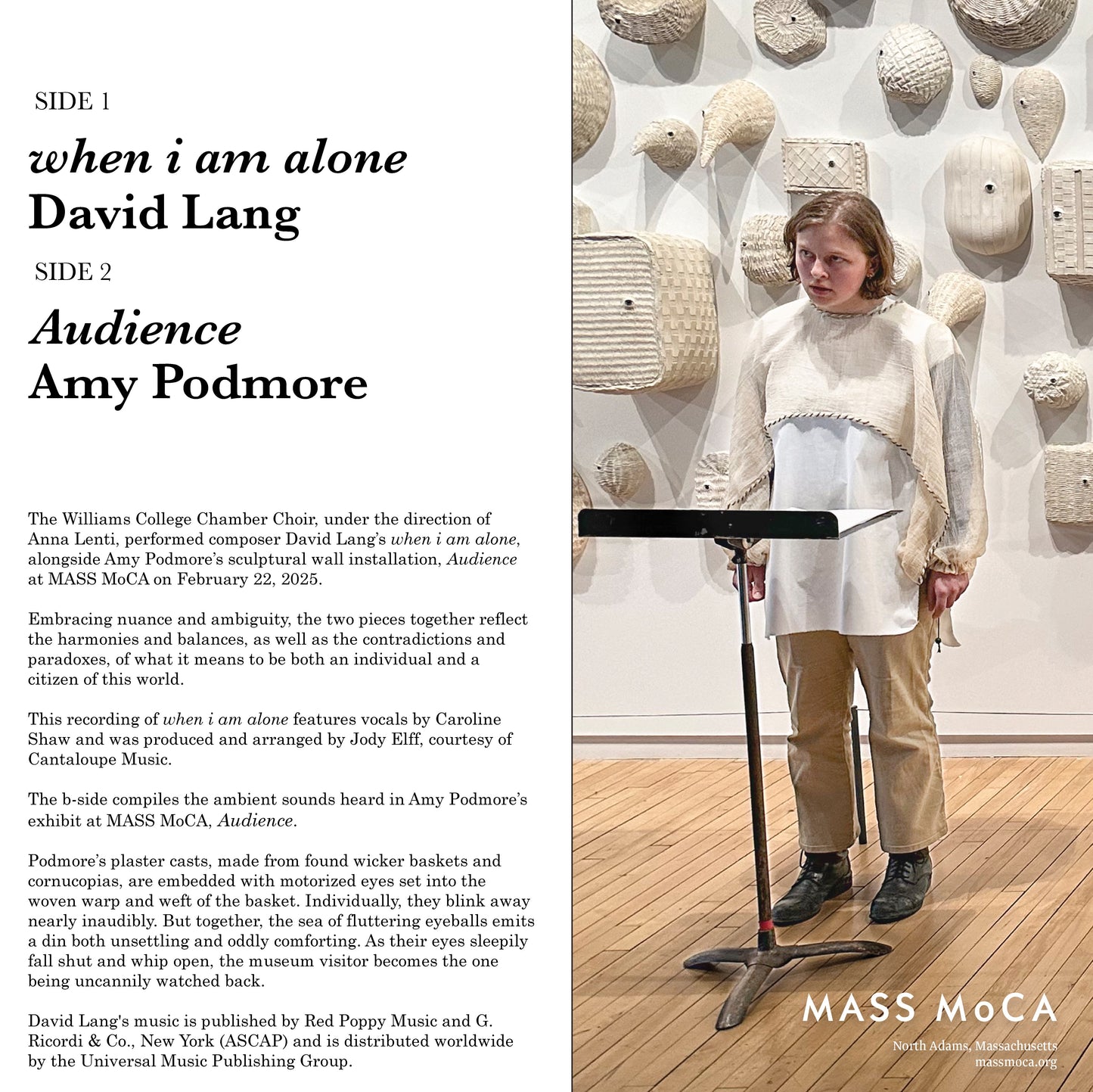 12" Amy Podmore/David Lang Split lathe cut