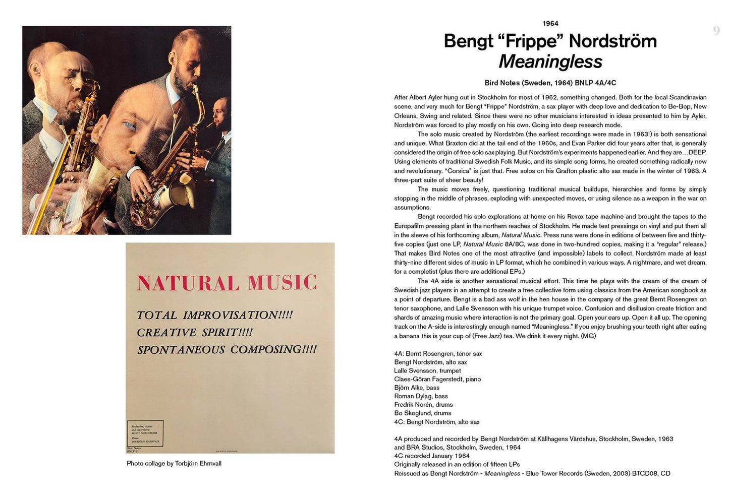 NOW JAZZ NOW
100 Essential Free Jazz 
& Improvisation Recordings
1960-80