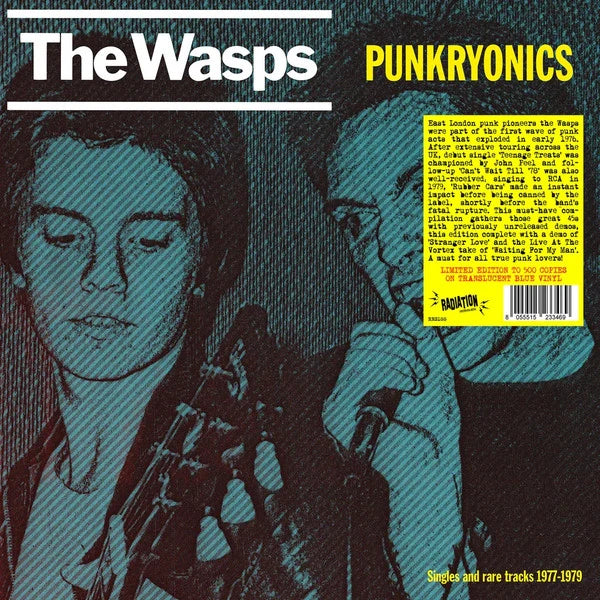 LP WASPS Punkryonics: Singles & Rare Tracks 1977-1979 (Blue Vinyl)