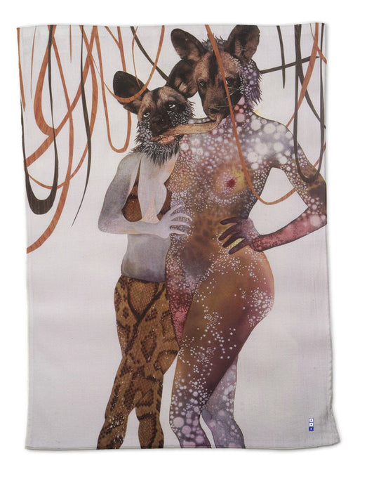 Tea Towel Intertwined x Wangechi Mutu