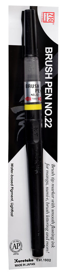 ZIG Cartoonist Brush Pen No 22