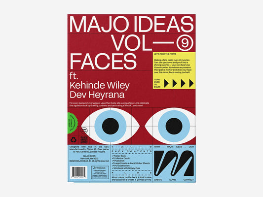 VOL ⑨ — FACES Sticker Based Art Pack